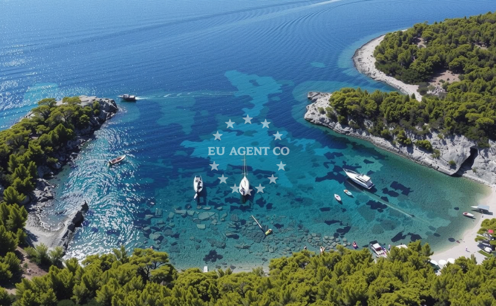 Beach facilities and surroundings at Velo Borce beach in Milna 11, Hvar