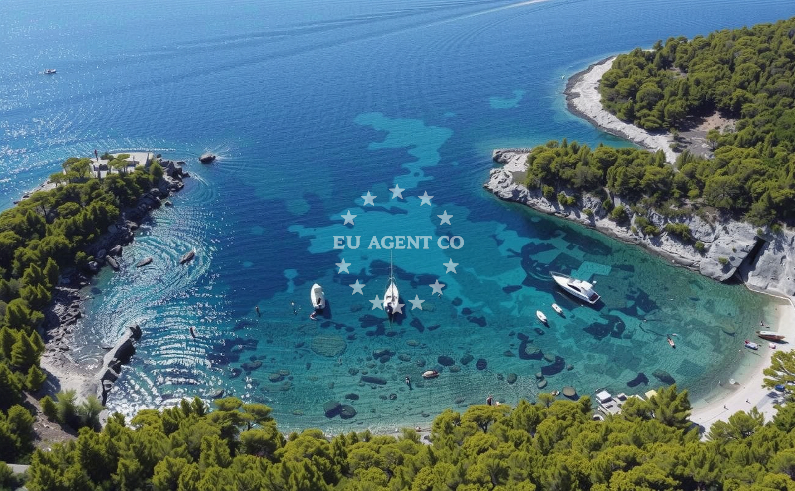 Additional view of Velo Borce beach in Milna 11, Hvar