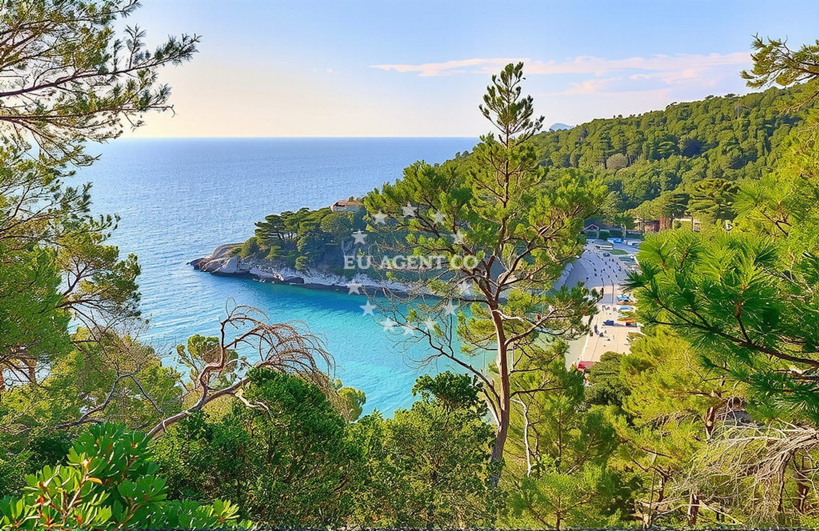 Additional view of Velo Borce beach in Milna 11, Hvar