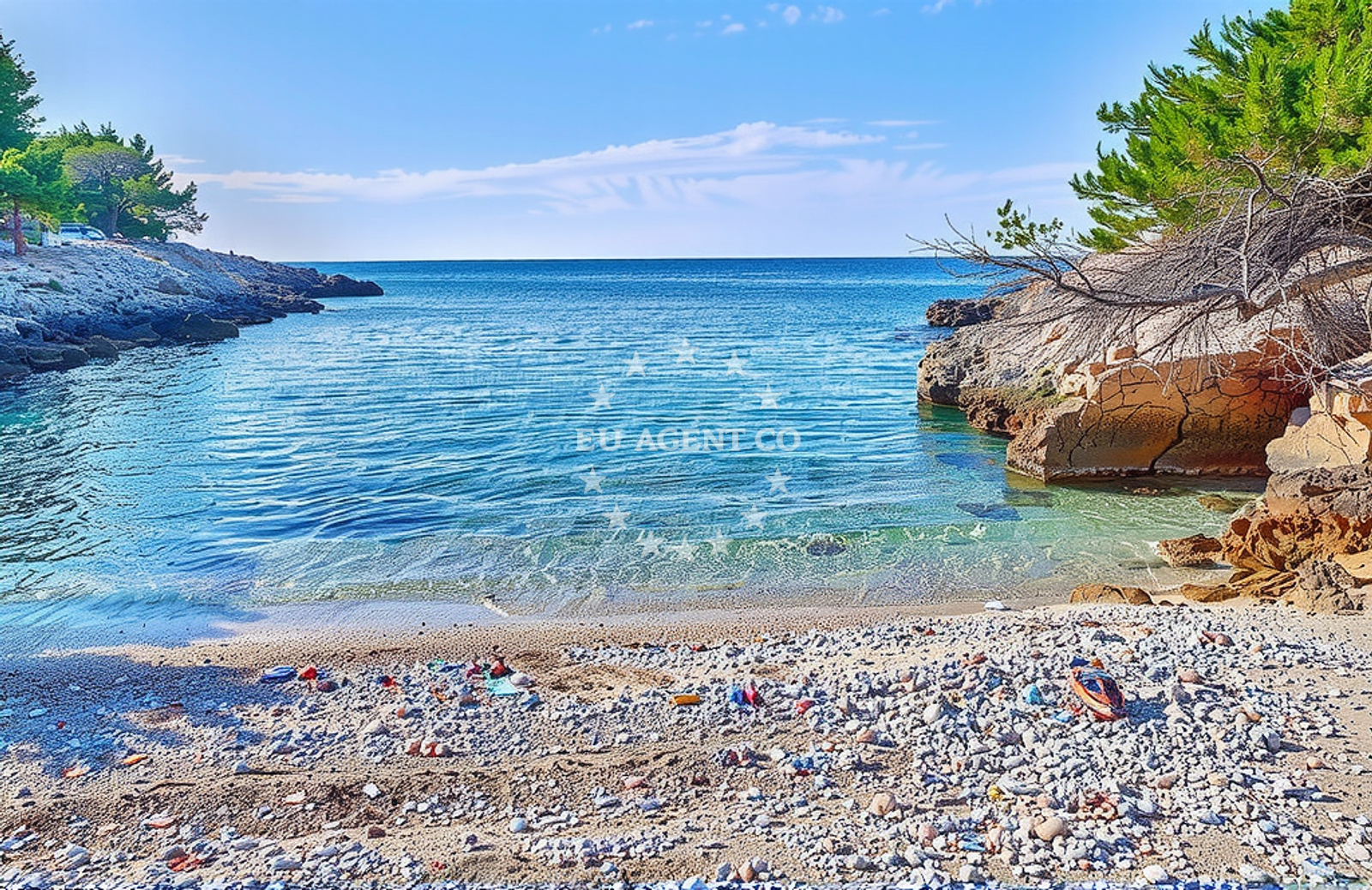 Sea and coastal view of Velo Grablje (Hvar): beaches and coves in Velo Grablje (Hvar)