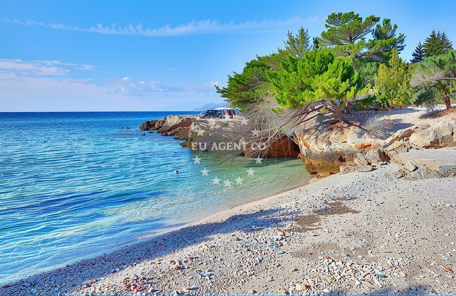 Beach facilities and surroundings at Velo Grablje (Hvar): beaches and coves in Velo Grablje (Hvar)