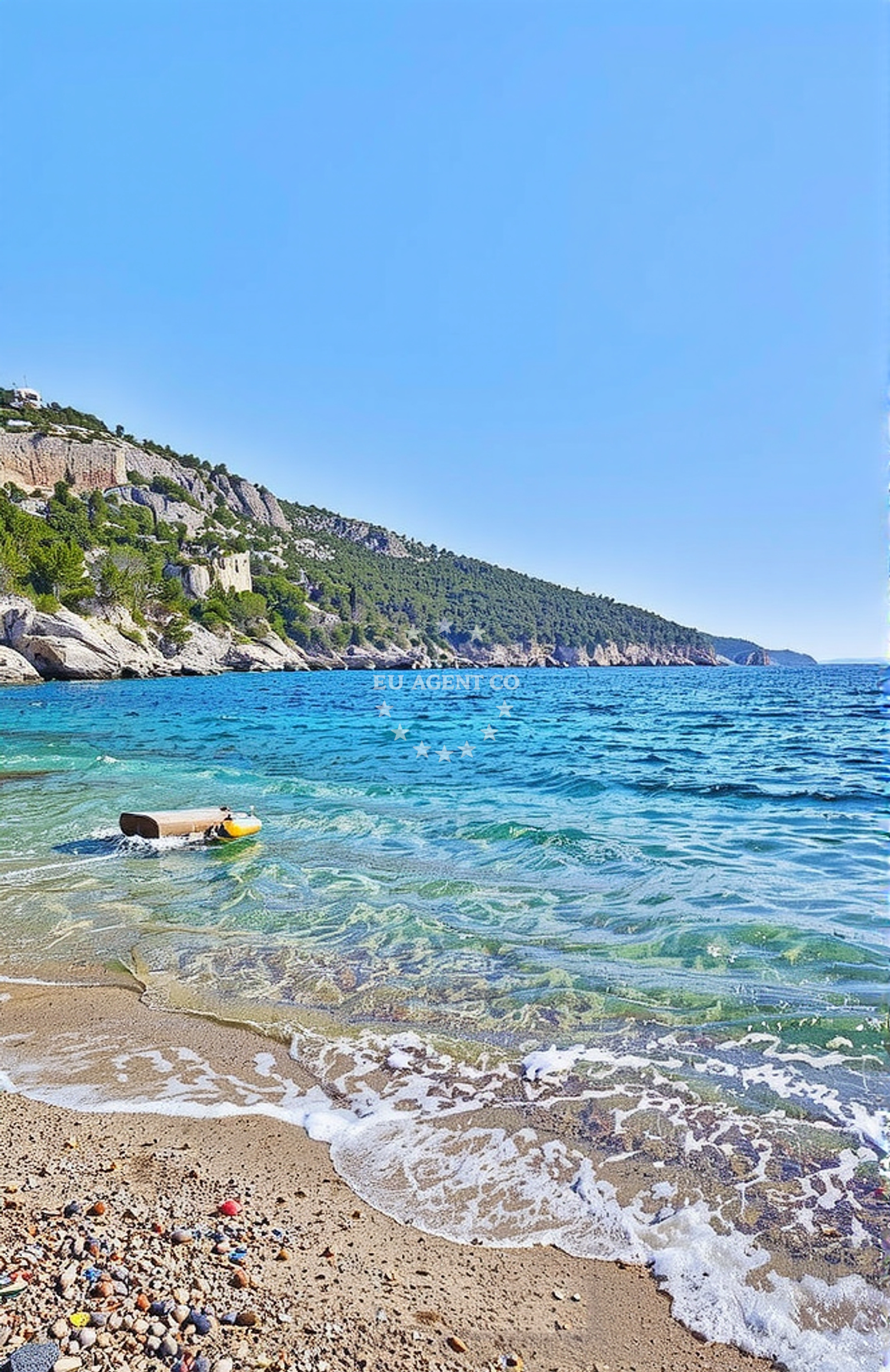 Additional view of Velo Zarace beach in Milna, Malo Grablje