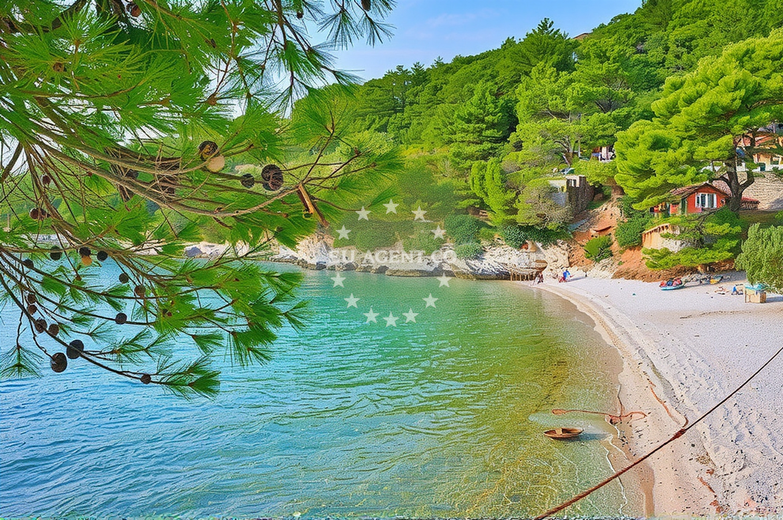 Additional view of Veprinova beach in Gdinj 268, Gdinj