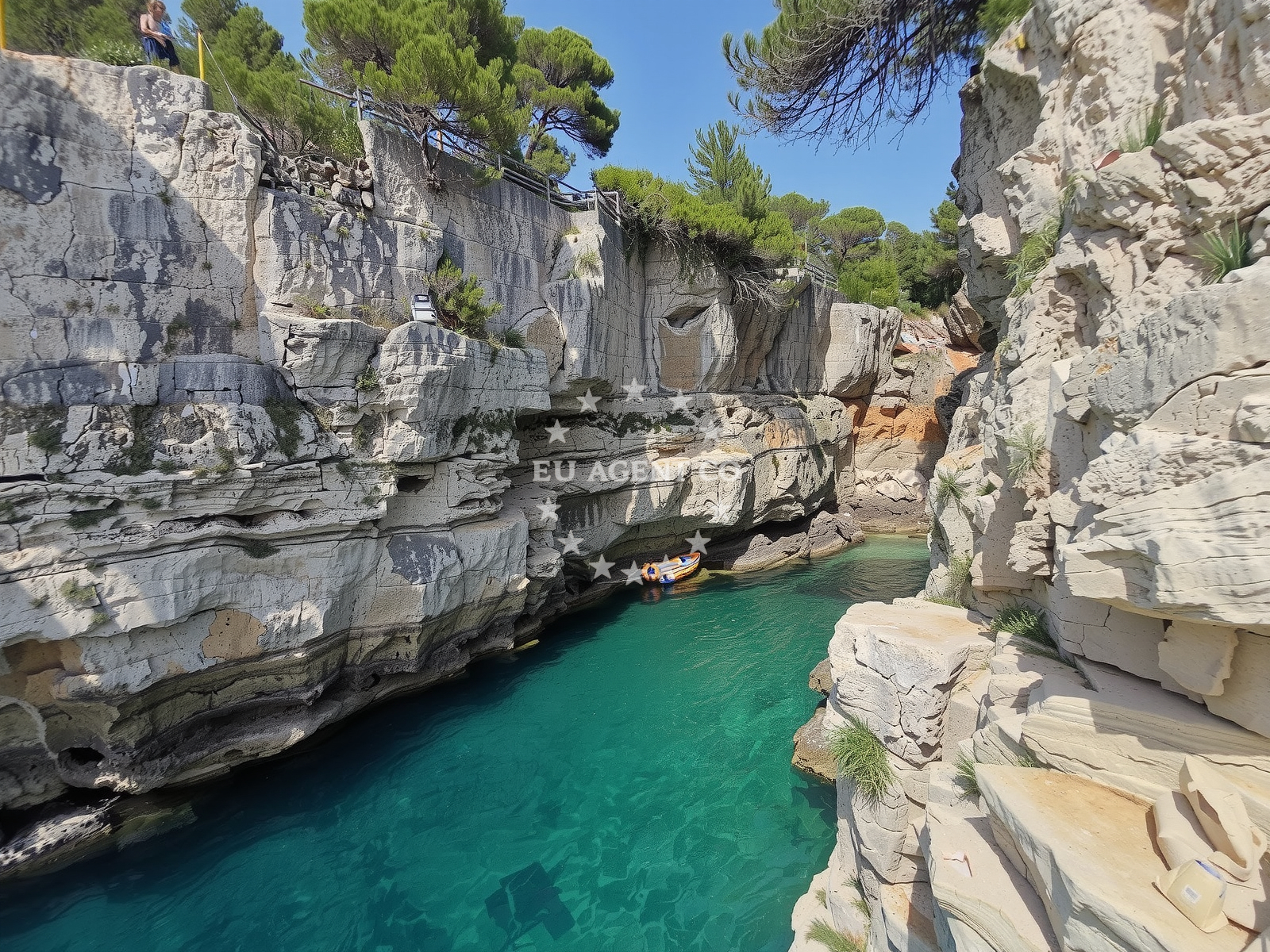 Overview of Verudela Canyon in Verudella 16, Pula