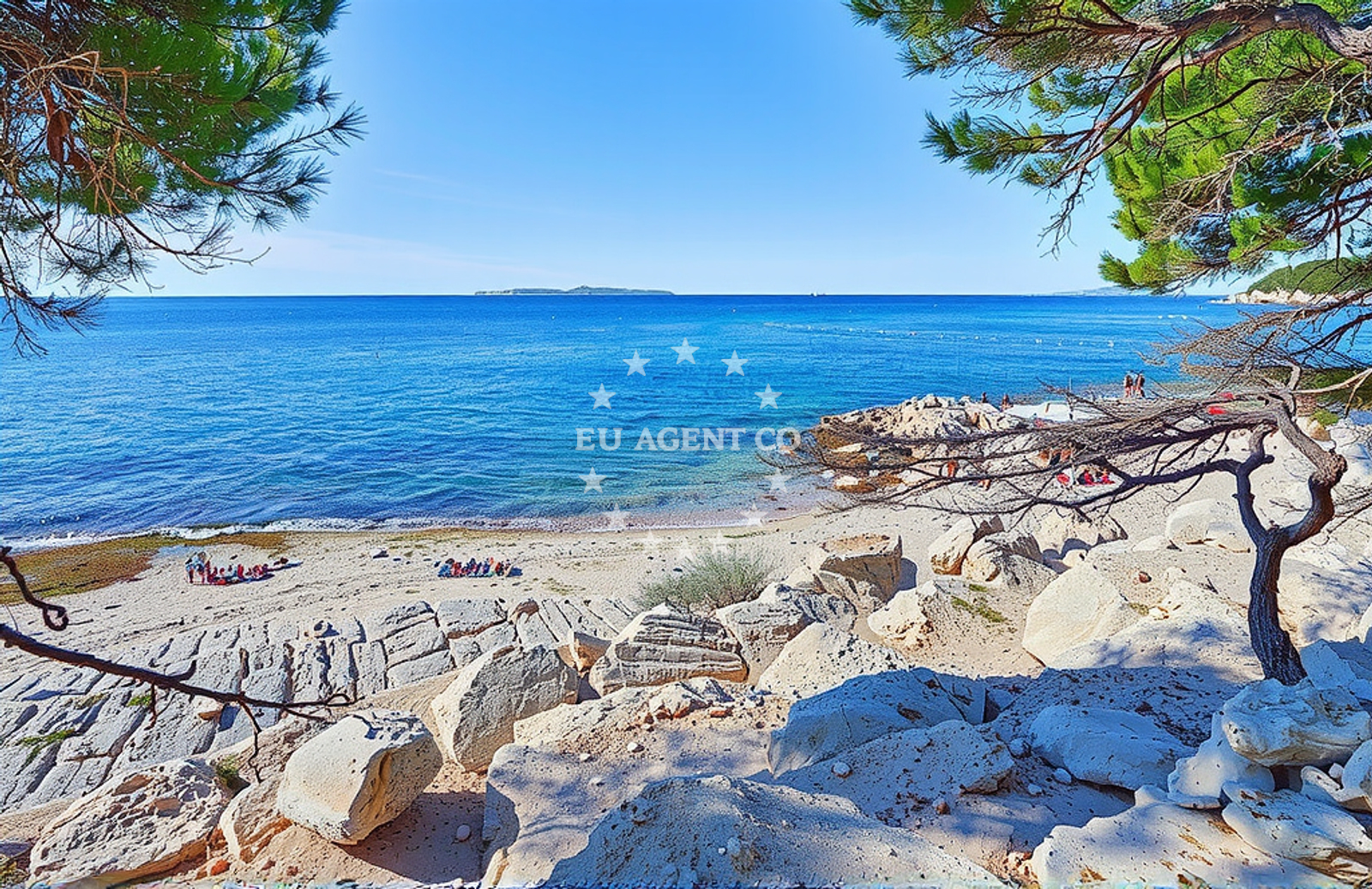 Shoreline and swimming area at Vespera, Mali Lošinj (Lošinj) in Vespera
