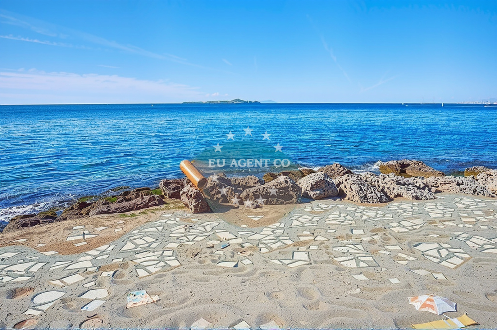 Beach facilities and surroundings at Vespera, Mali Lošinj (Lošinj) in Vespera