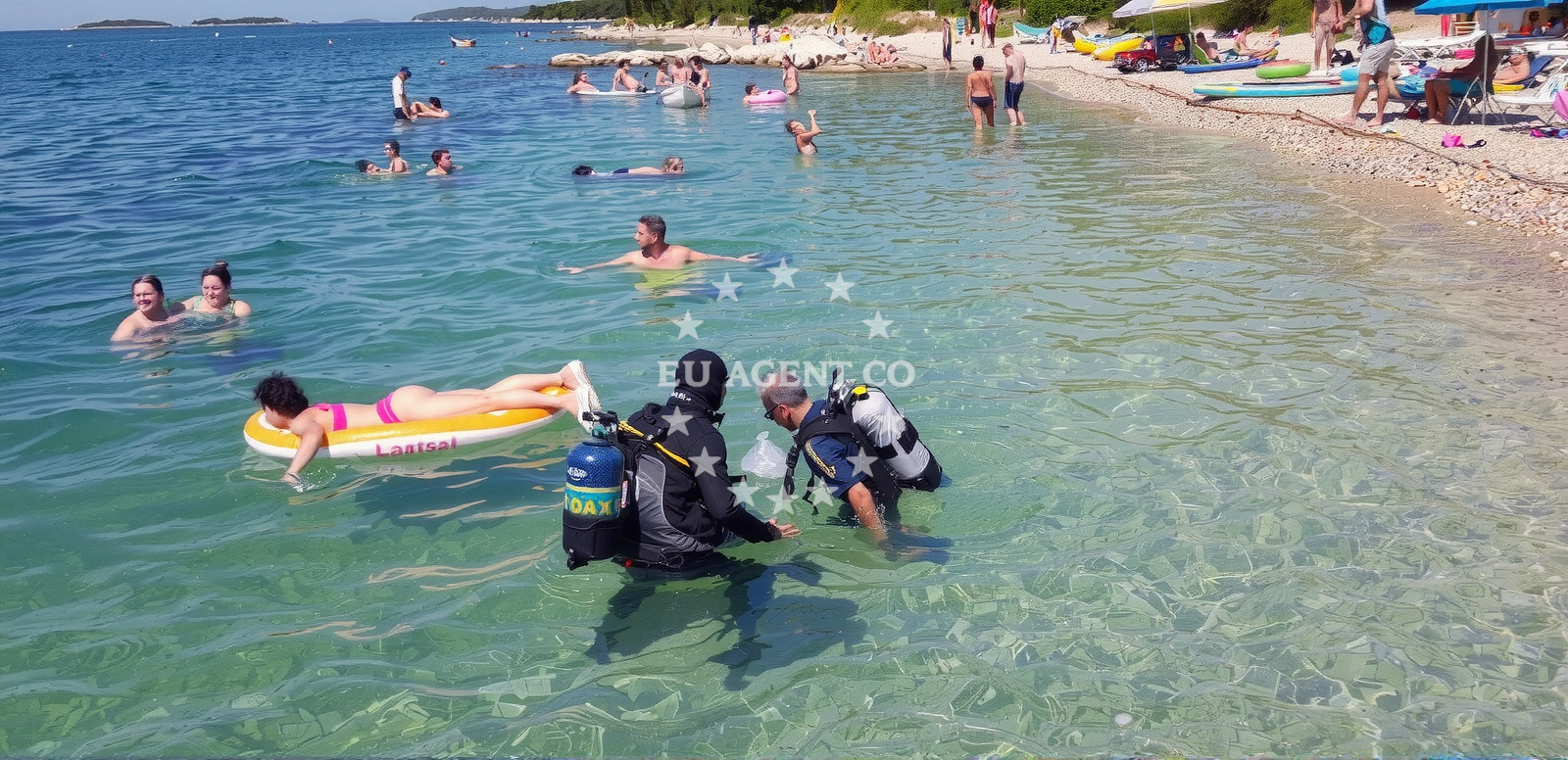 Additional view of Vestar beach in Vestar 1, Rovinj