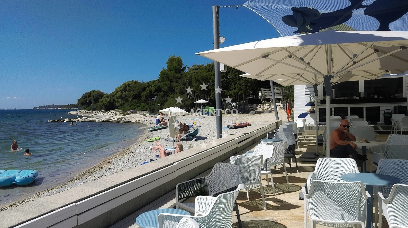 Additional view of Vestar beach in Vestar 1, Rovinj