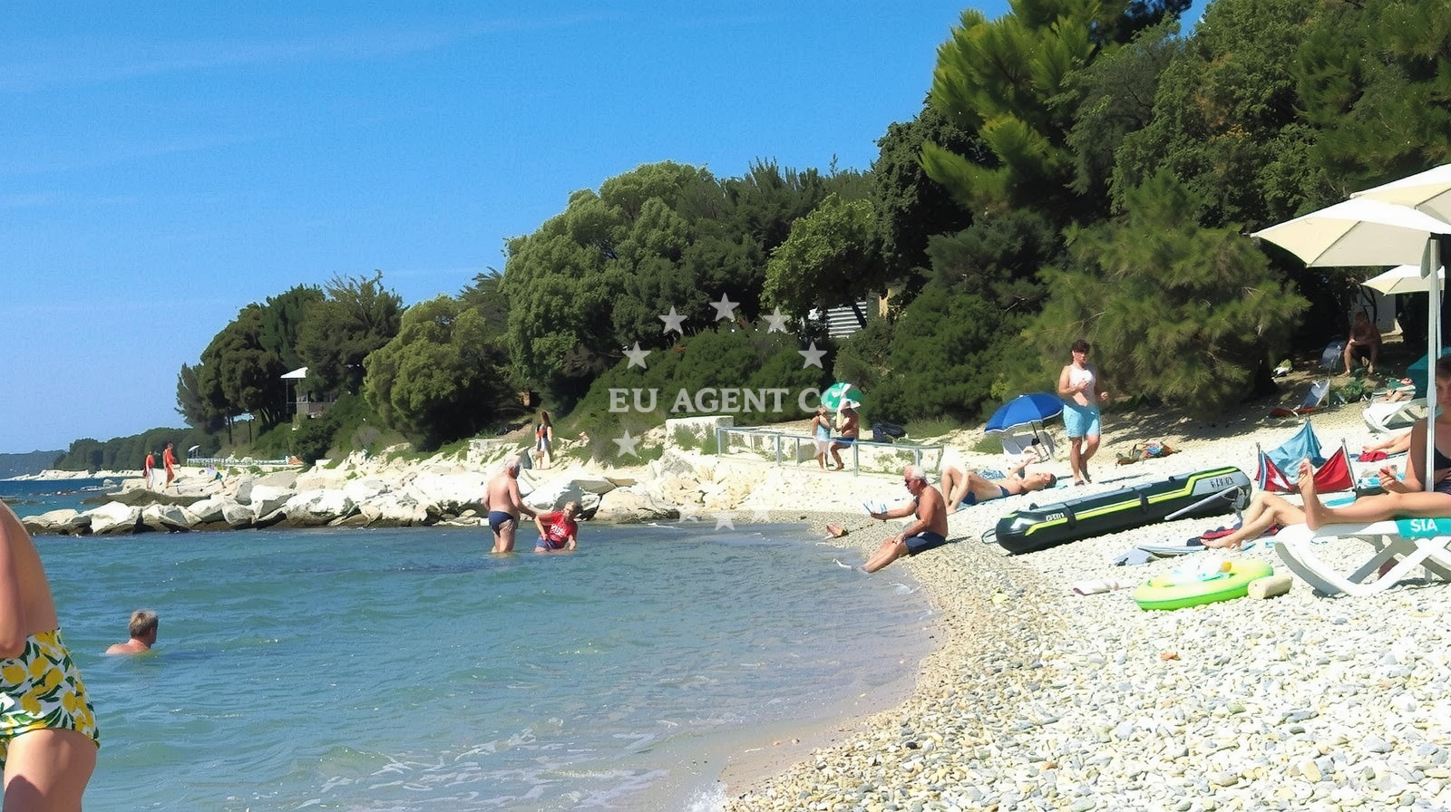 Additional view of Vestar beach in Vestar 1, Rovinj