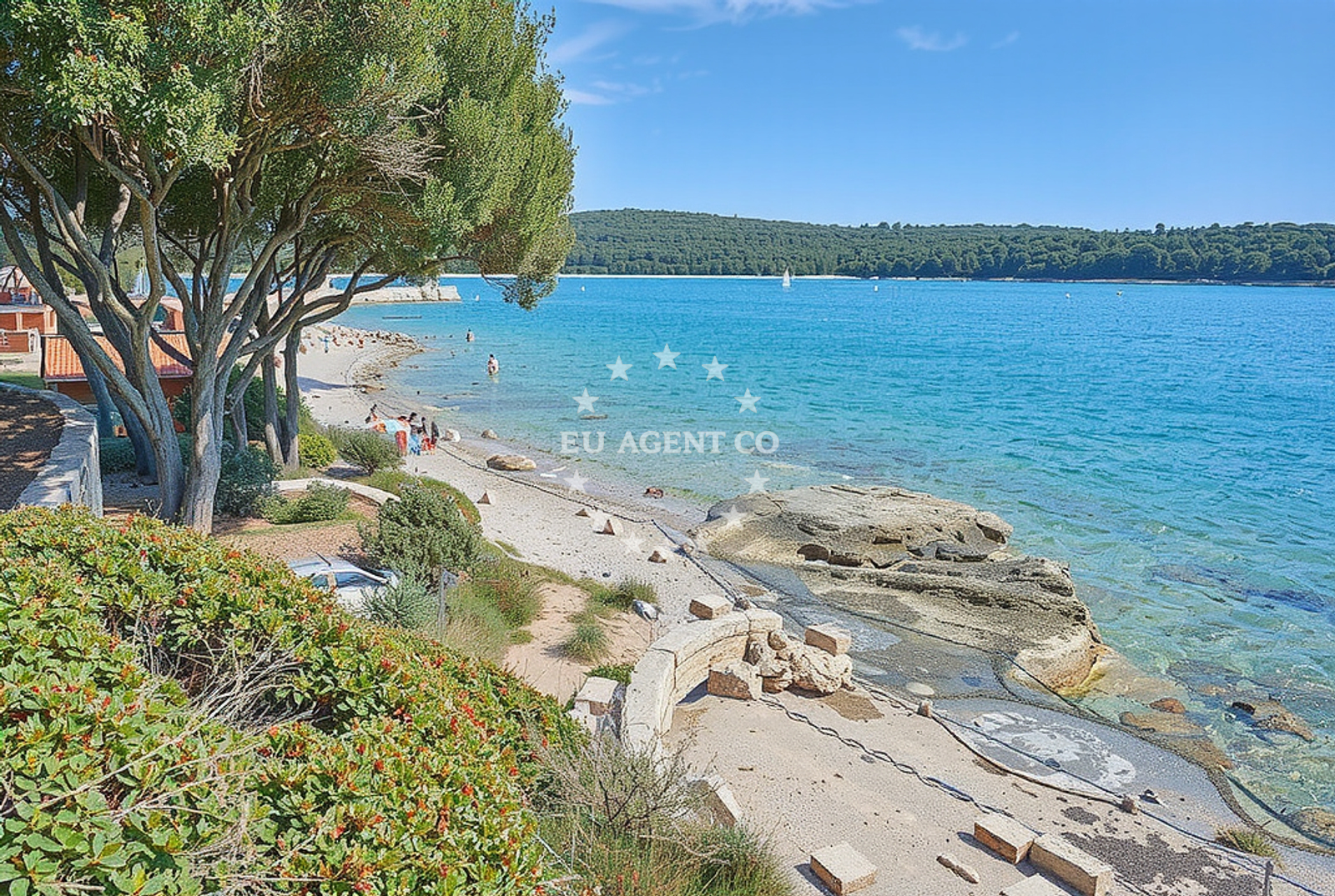 Additional view of Vestar beach in Vestar 1, Rovinj