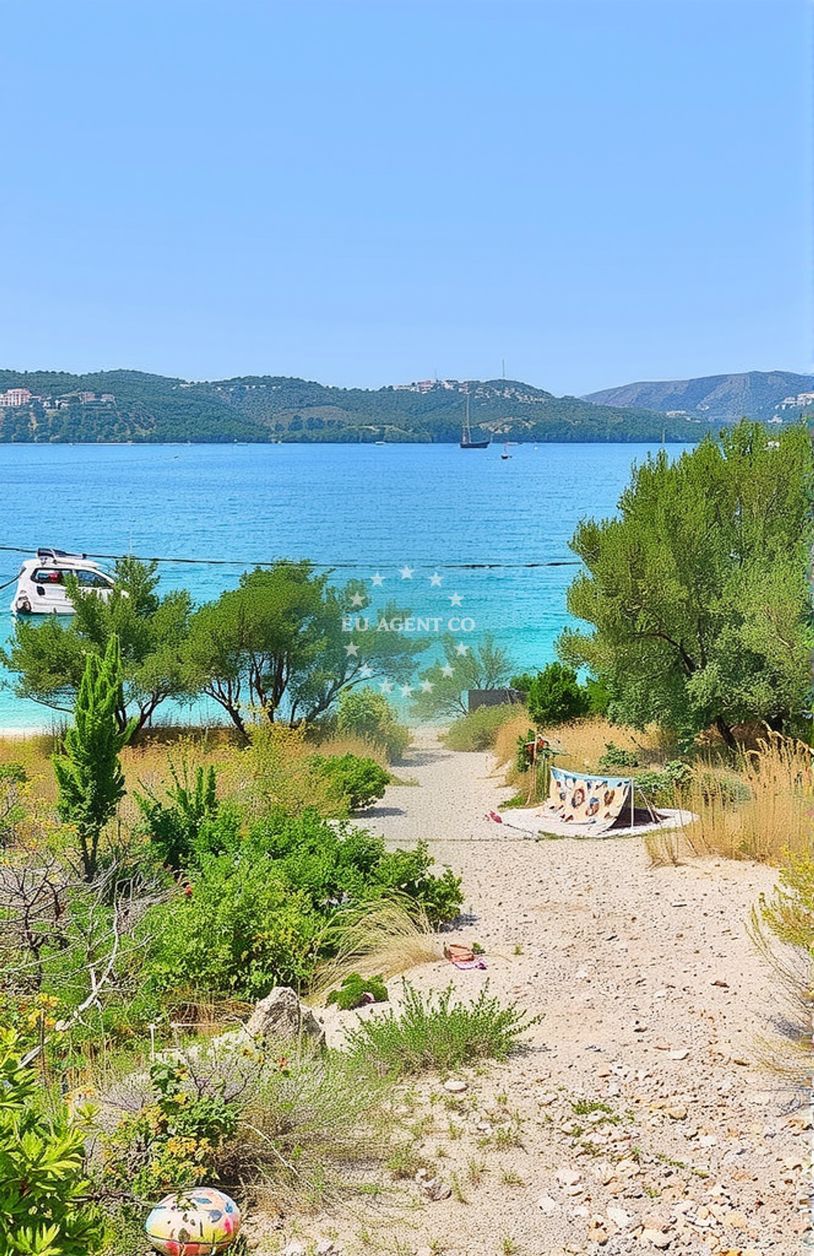 Beach facilities and surroundings at Vićabok, Rava (Rava) in Vićabok