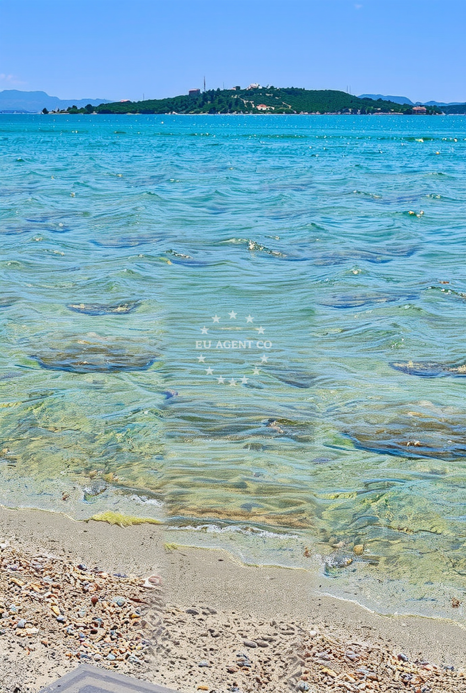 Sea and coastal view of Vićevica, Vodice in Vićevica