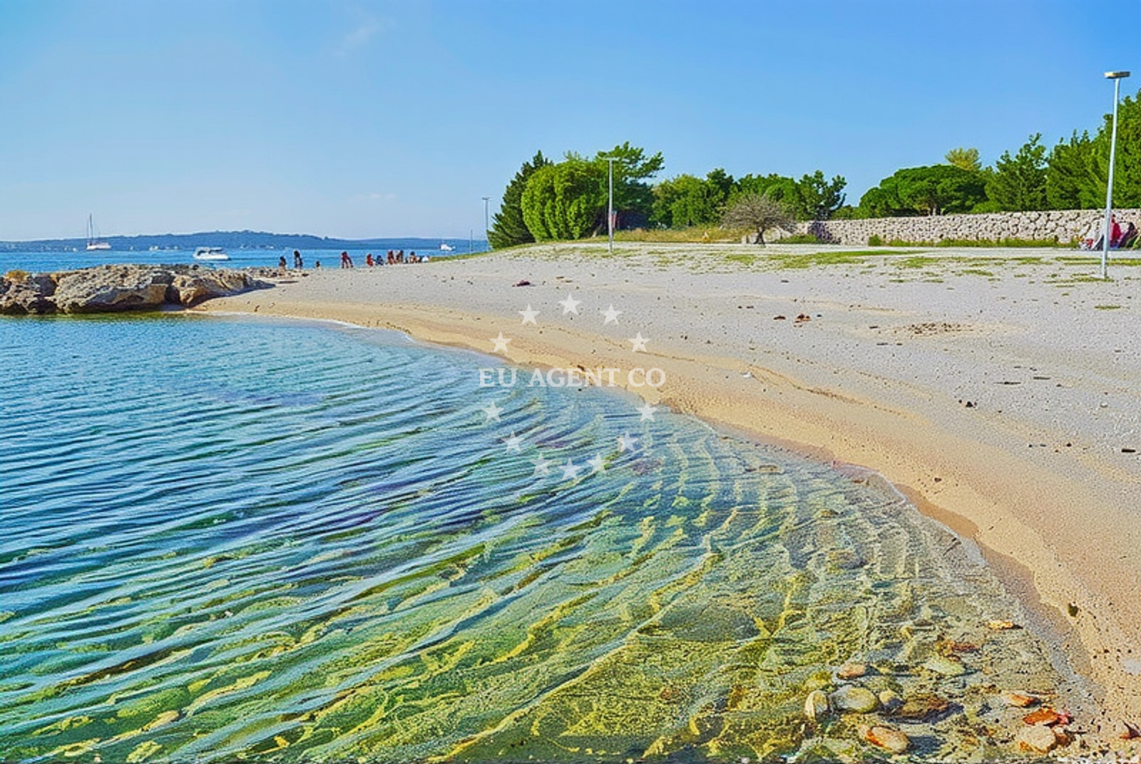 Additional view of Vidalici beach in Vidalići 47, Kustići