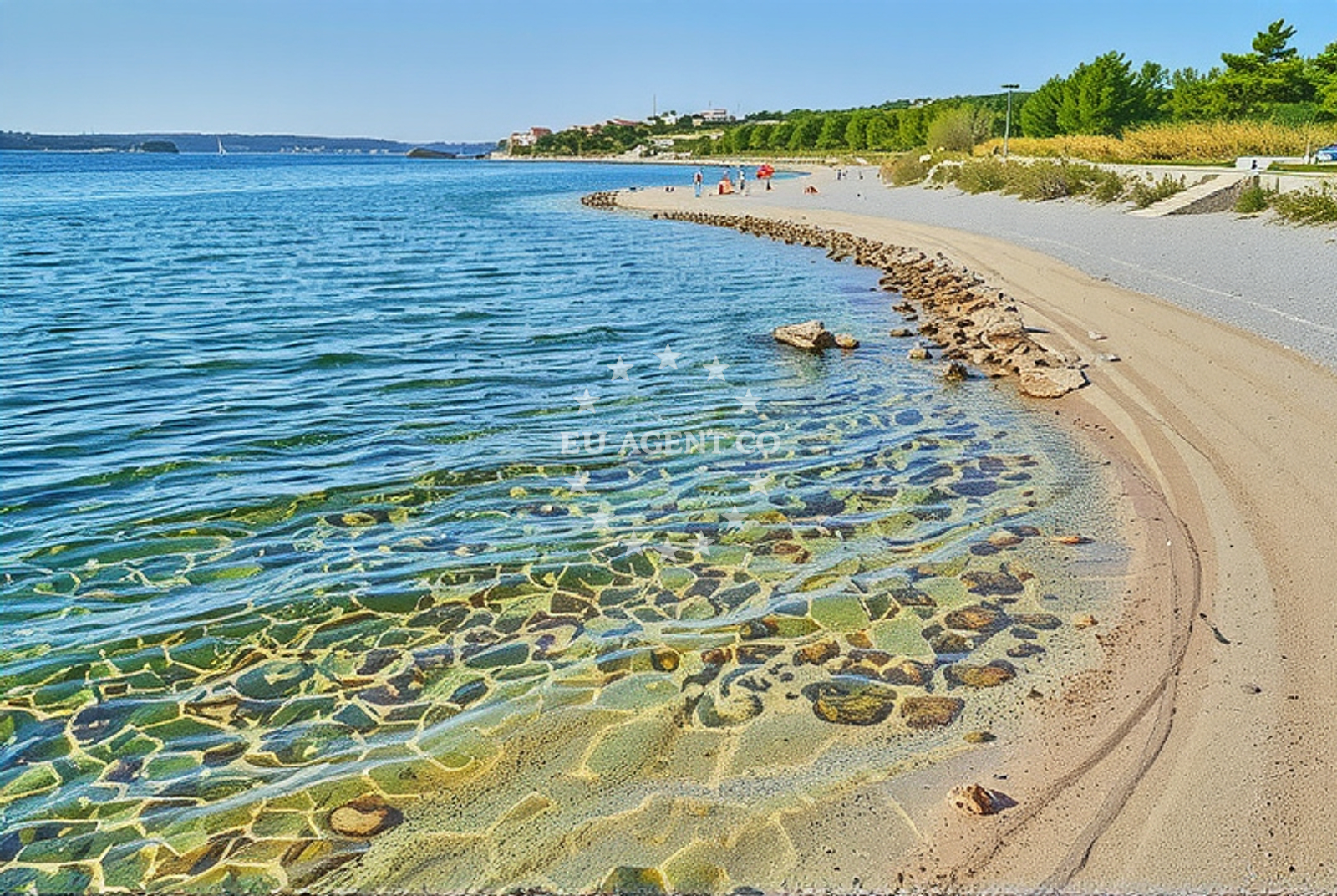 Additional view of Vidalici beach in Vidalići 47, Kustići
