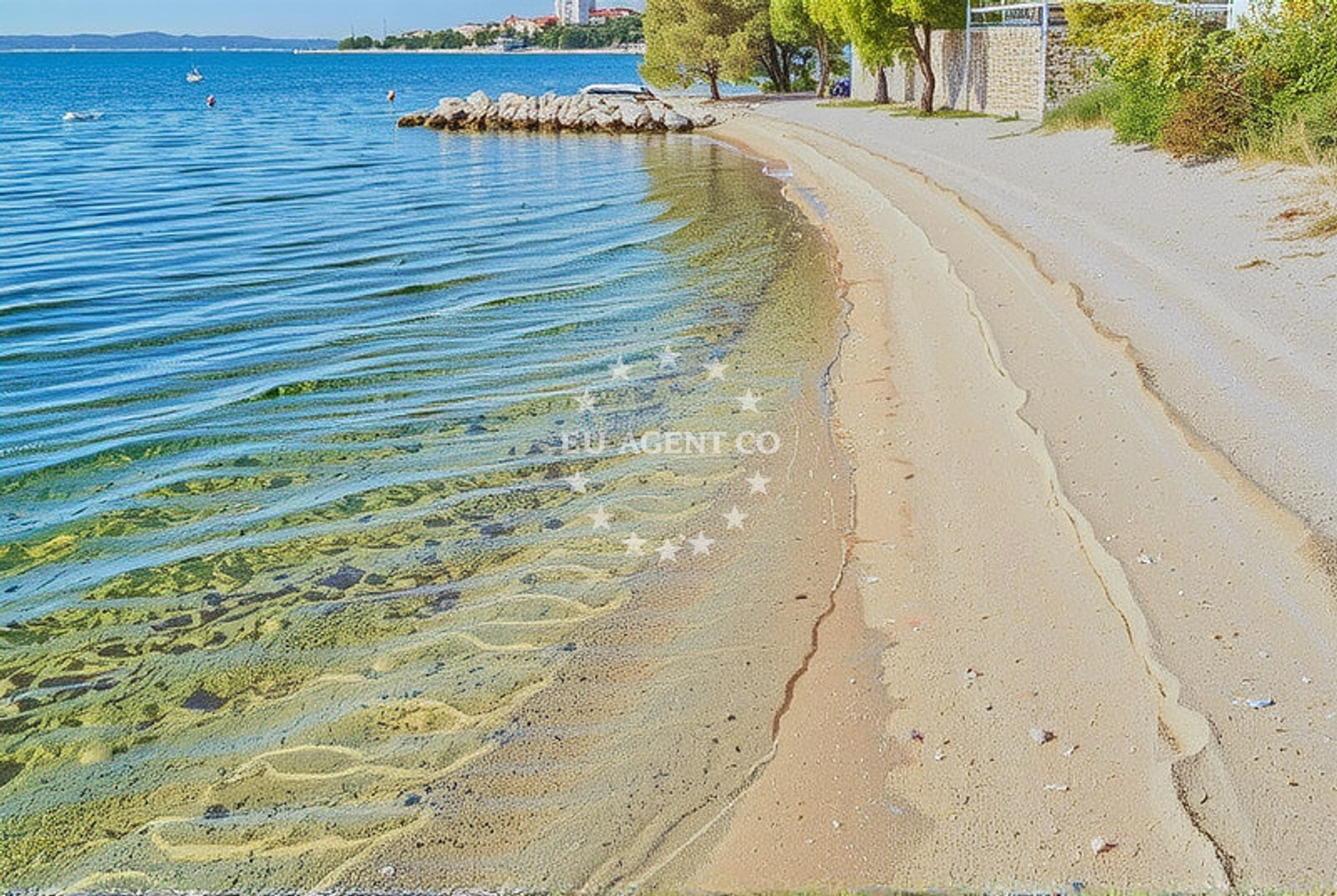 Shoreline and swimming area at Vidalići, Vidalići (Pag) in Vidalići