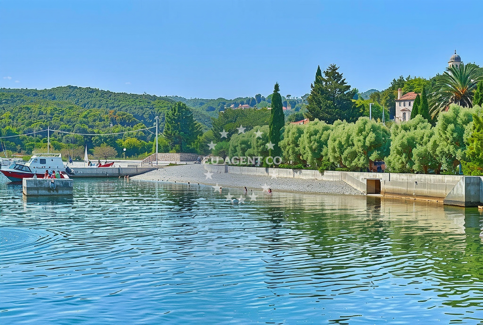 Beach facilities and surroundings at Vidovići (Cres): beaches and coves in Vidovići (Cres)