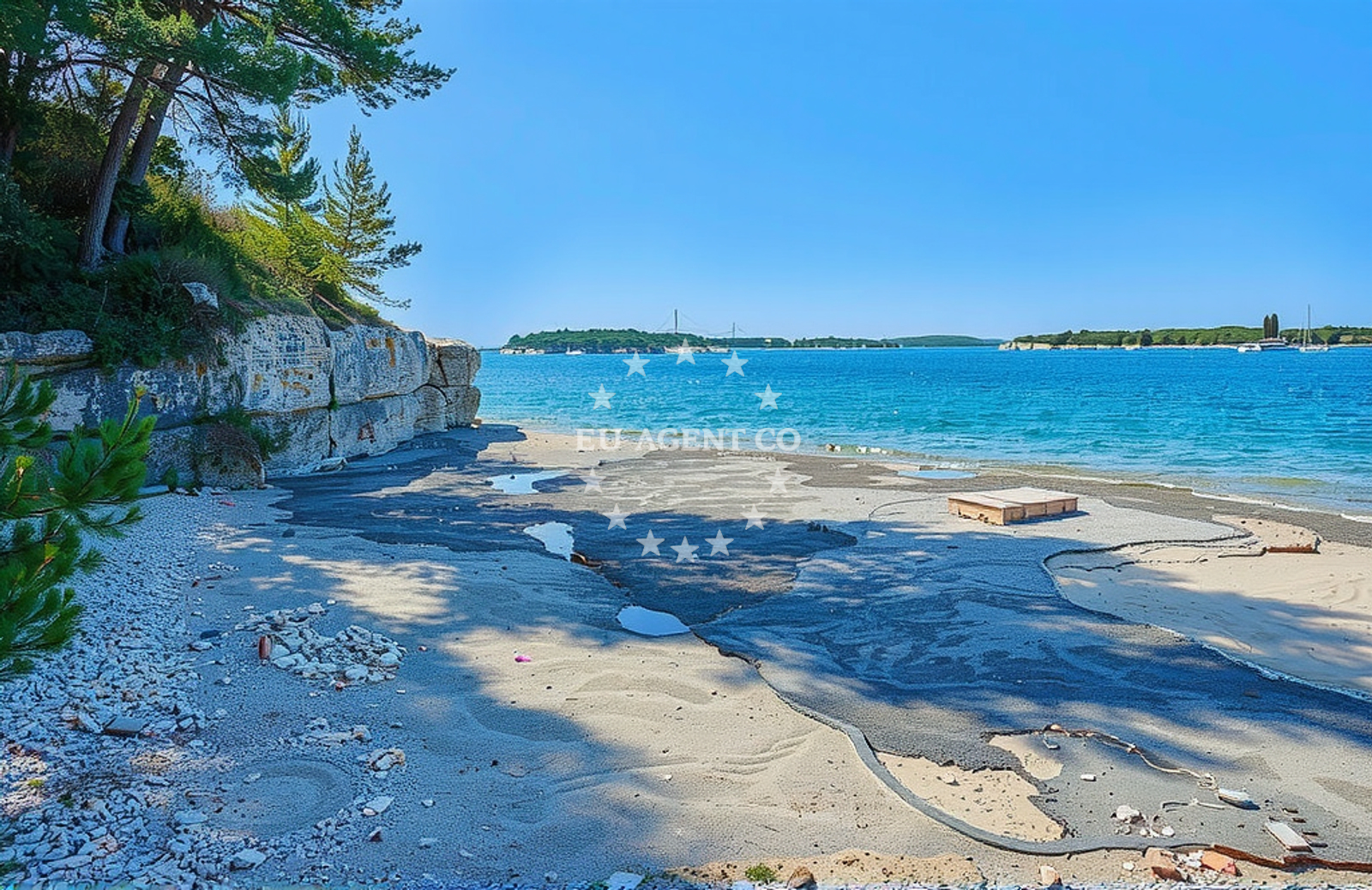Additional view of Vile beach in Camping Brioni, Puntižela 155, Pula