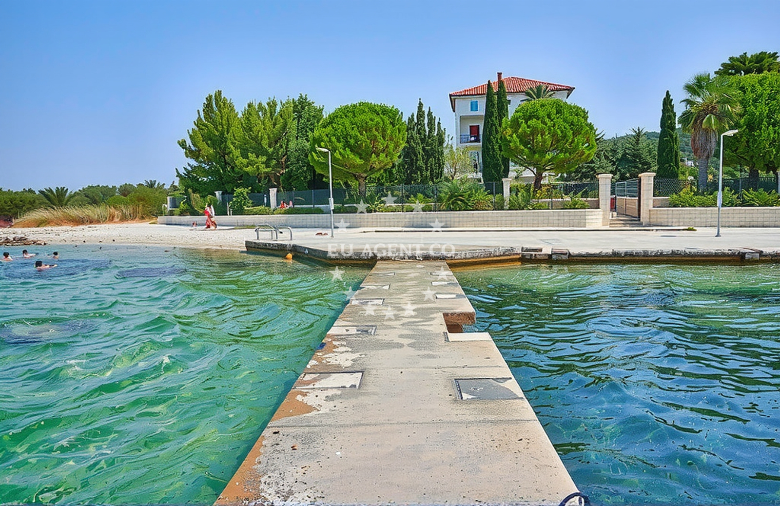 Sea and coastal view of Villa, Zlarin (Zlarin) in Villa
