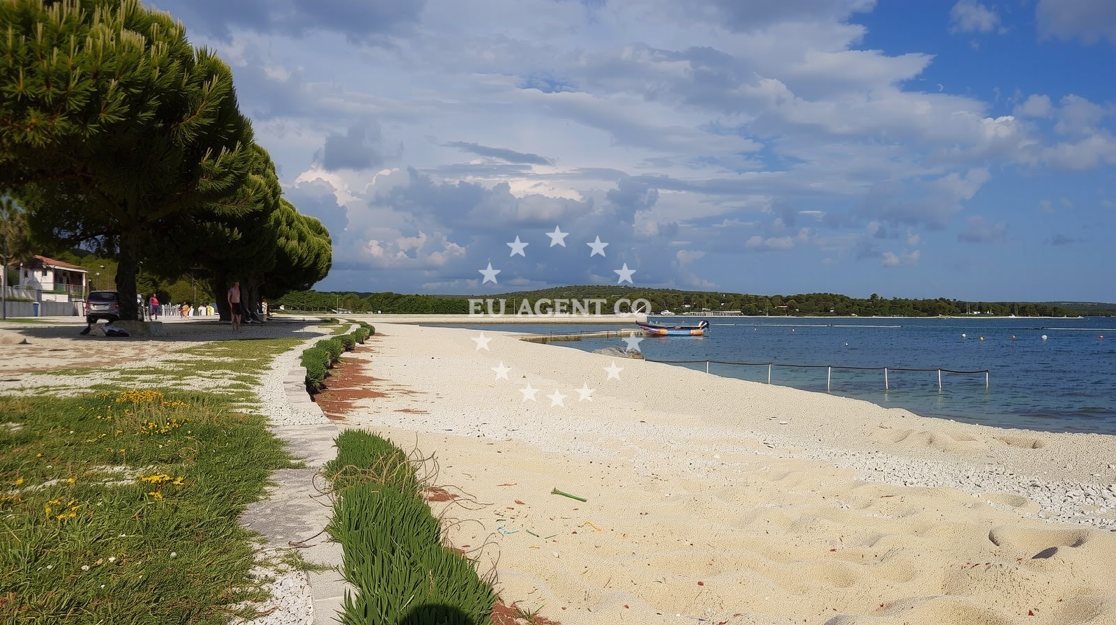 Sea and coastal view of Villas Rubin in Polari 1, Rovinj