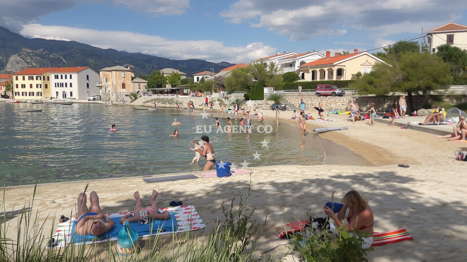 Additional view of Vinjerac beach in Nova cesta 1A, Vinjerac, Posedarje