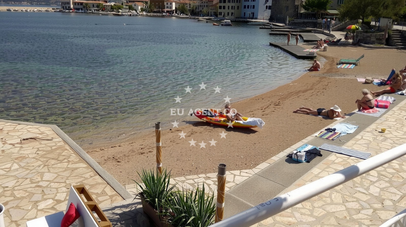 Additional view of Vinjerac beach in Nova cesta 1A, Vinjerac, Posedarje
