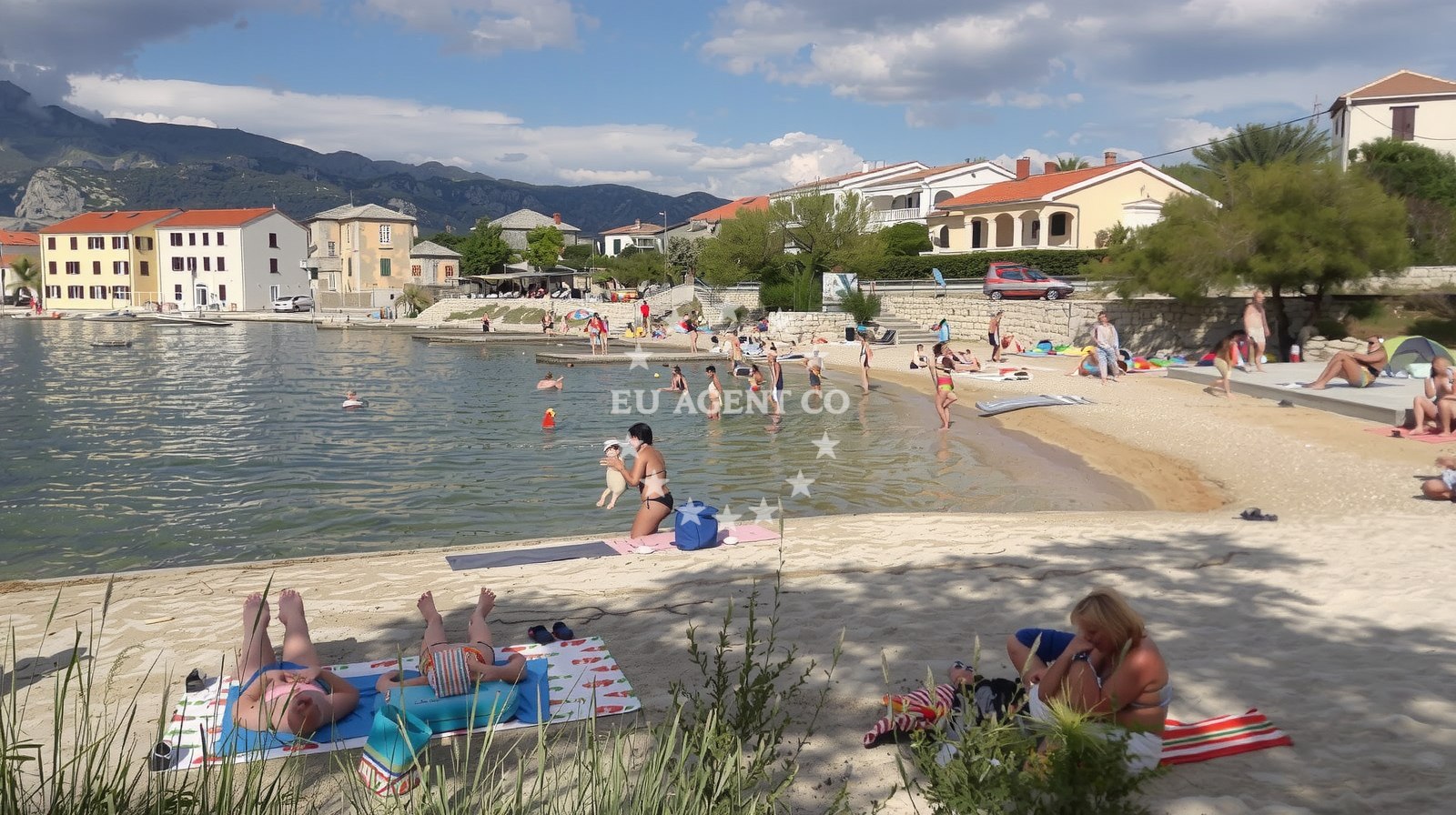 Additional view of Vinjerac beach in Nova cesta 1A, Vinjerac, Posedarje