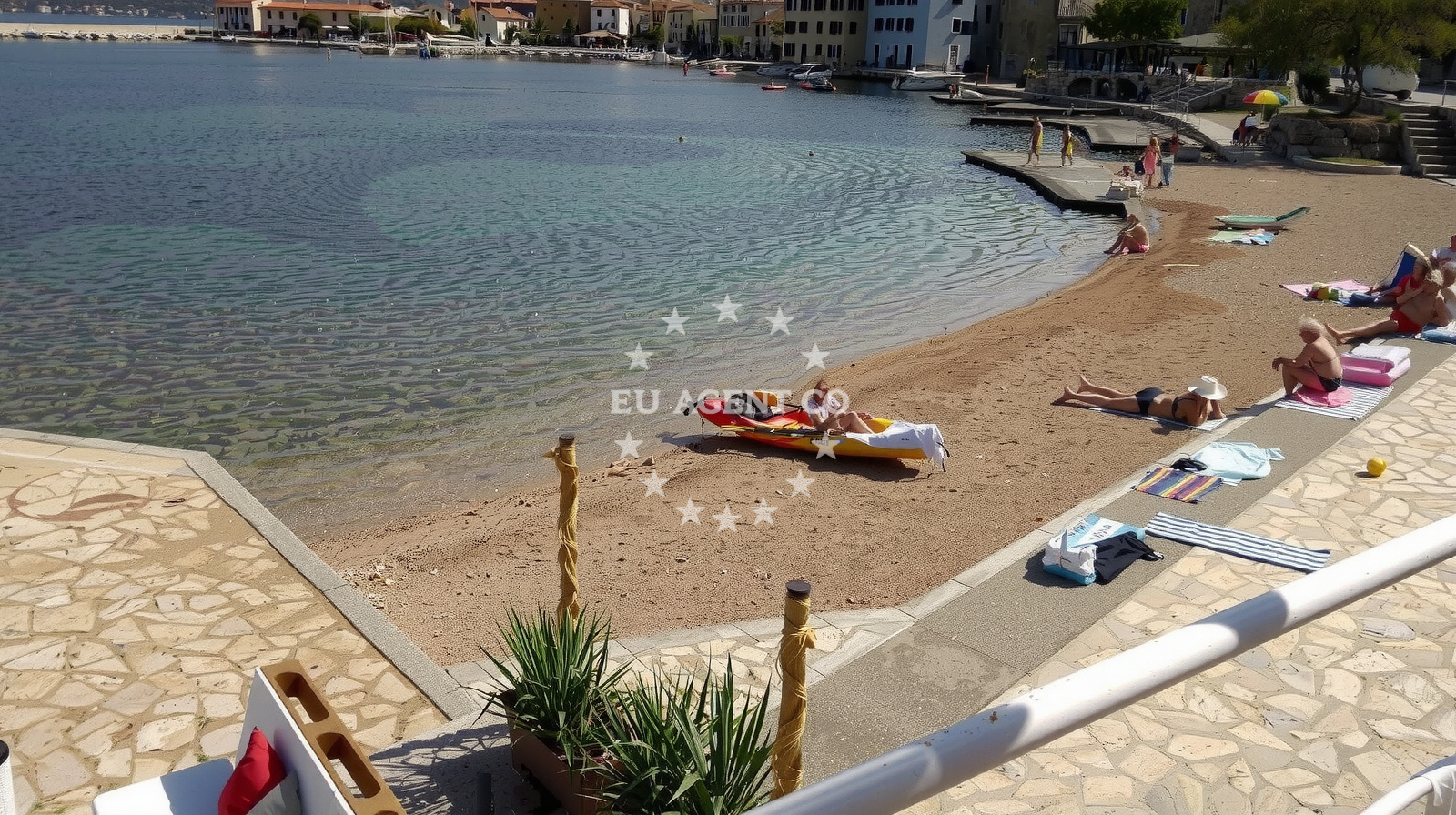 Additional view of Vinjerac beach in Nova cesta 1A, Vinjerac, Posedarje