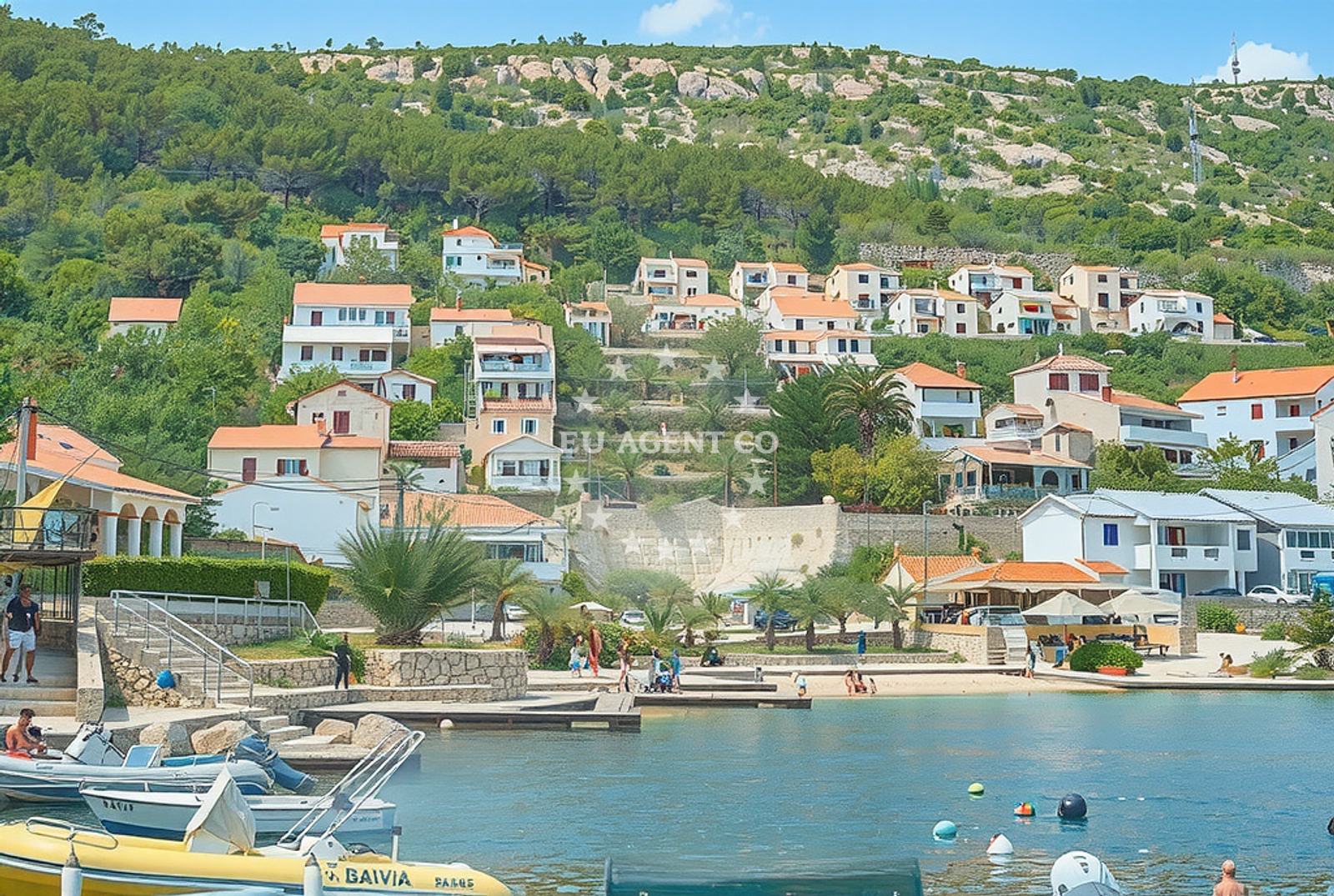 Additional view of Vinjerac beach in Nova cesta 1A, Vinjerac, Posedarje