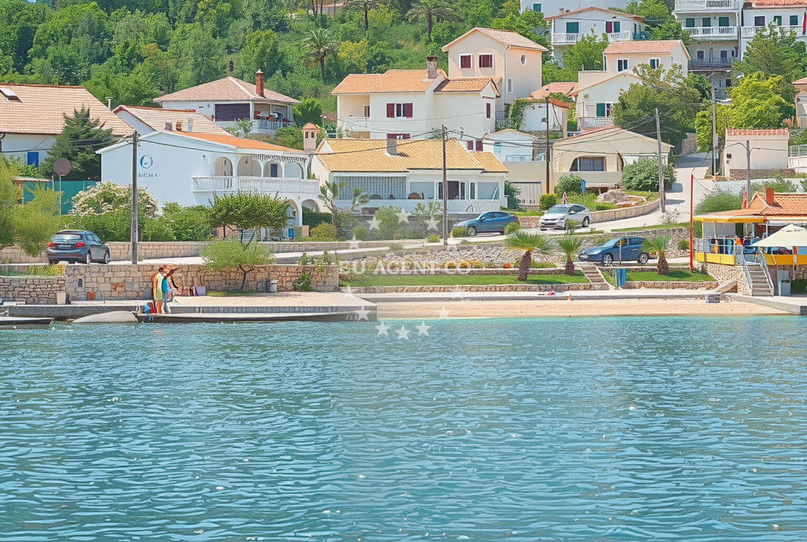 Additional view of Vinjerac beach in Nova cesta 1A, Vinjerac, Posedarje