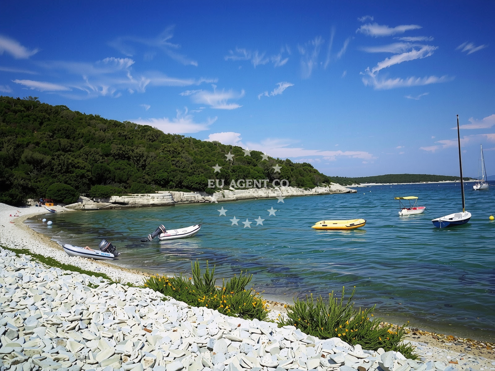 Additional view of Vinjole beach in 136, Kavran