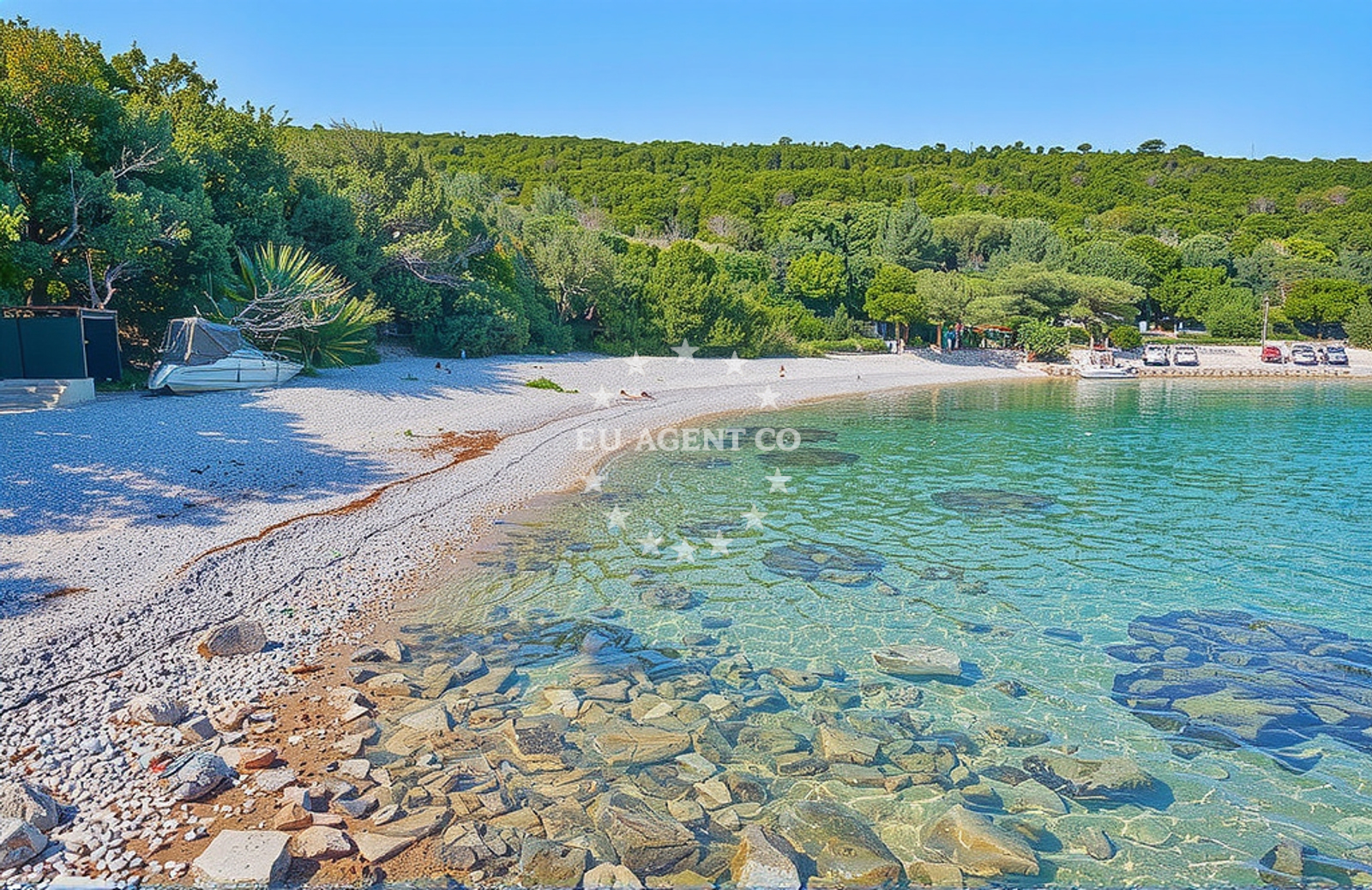 Additional view of Vinjole beach in 136, Kavran