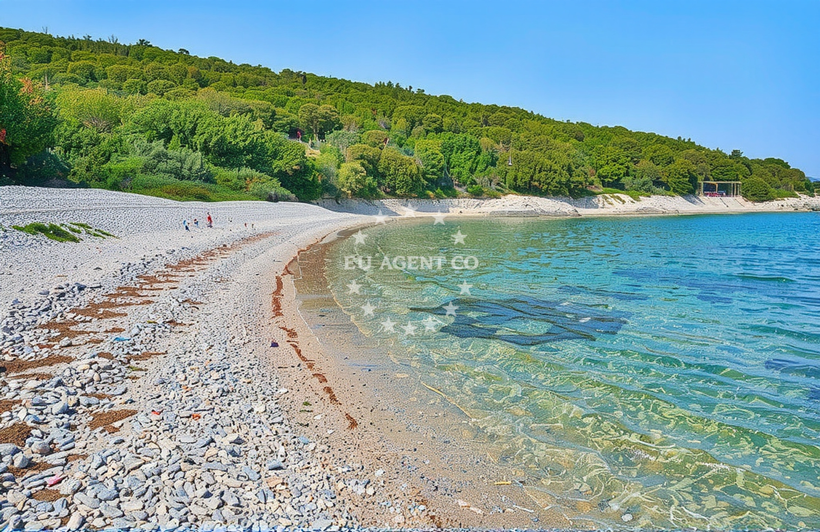 Additional view of Vinjole beach in 136, Kavran