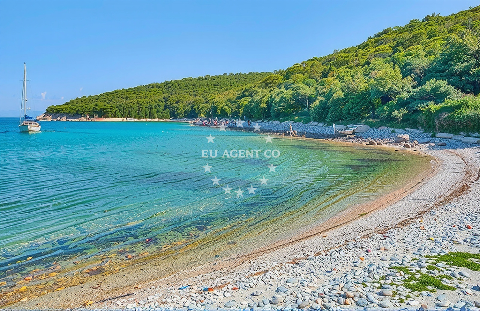 Additional view of Vinjole beach in 136, Kavran