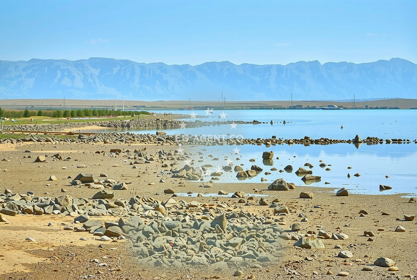 Sea and coastal view of Vir istok (dog beach), Vir (Vir) in Vir istok (plaža za pse)