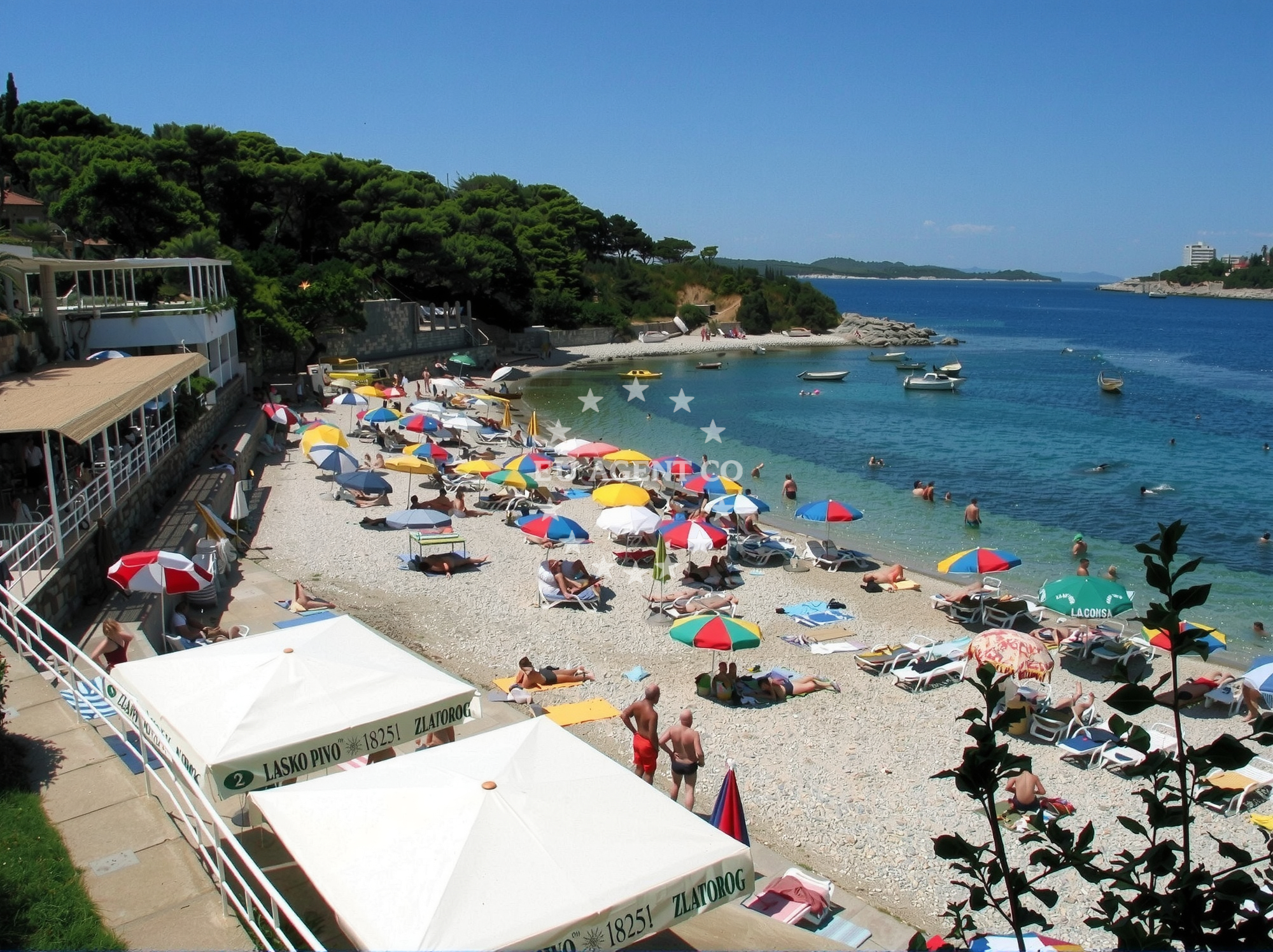 Additional view of Vis beach in Masarykov put 3D, Dubrovnik