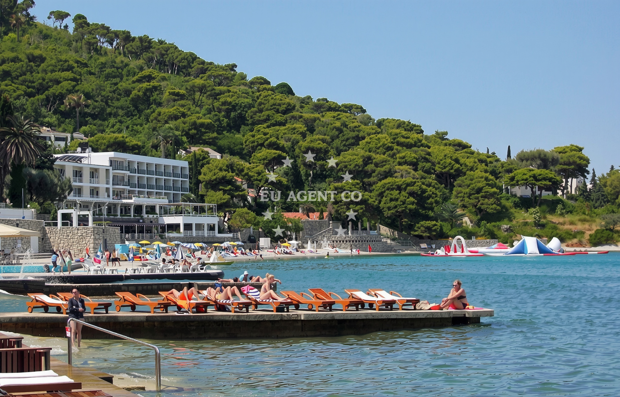 Additional view of Vis beach in Masarykov put 3D, Dubrovnik
