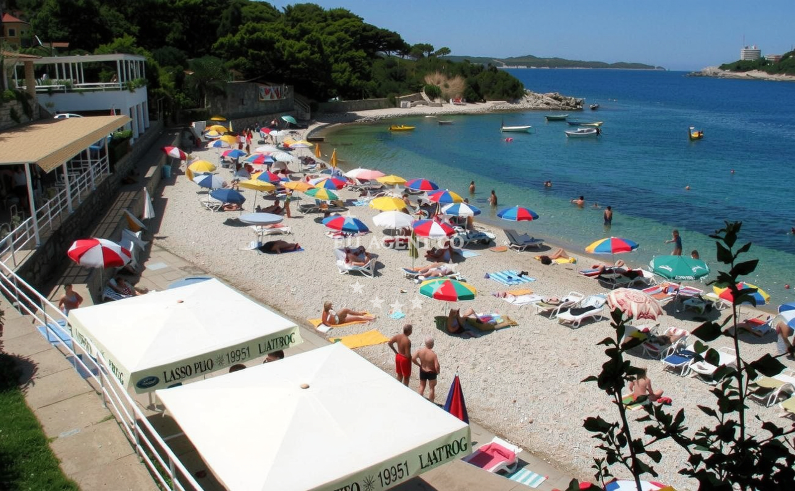 Additional view of Vis beach in Masarykov put 3D, Dubrovnik