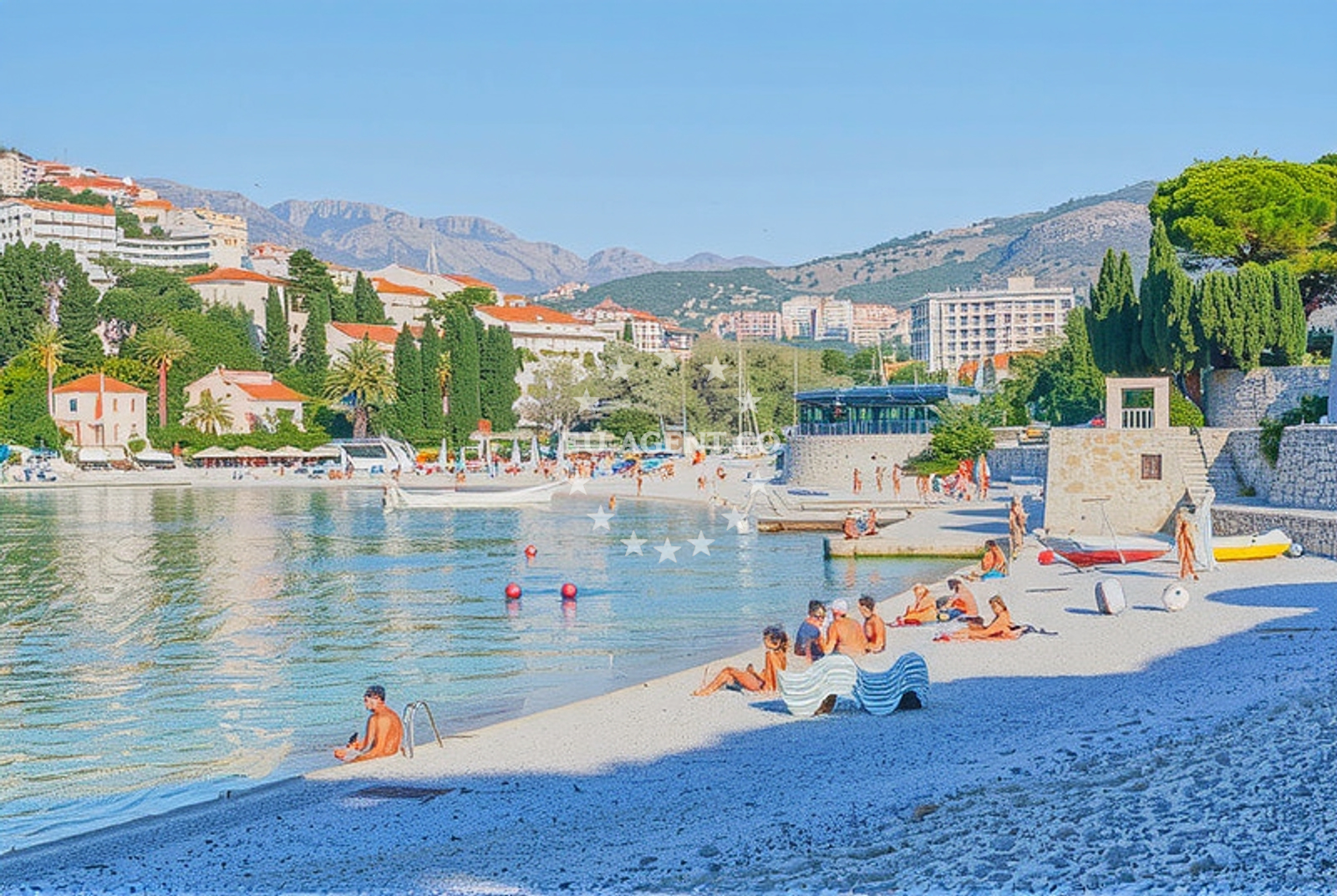 Additional view of Vis beach in Masarykov put 3D, Dubrovnik