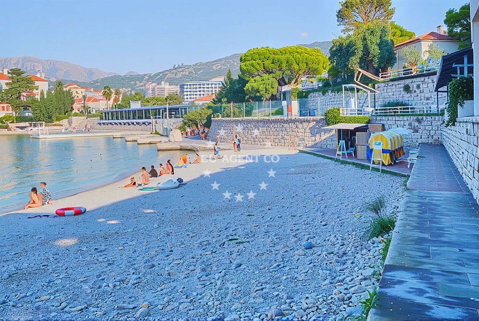 Additional view of Vis beach in Masarykov put 3D, Dubrovnik