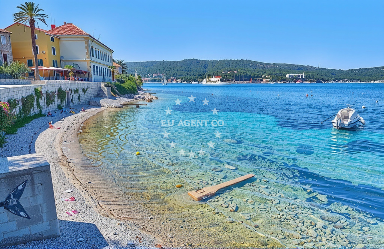 Sea and coastal view of Vis (Vis): beaches and coves (15) in Vis (Vis)