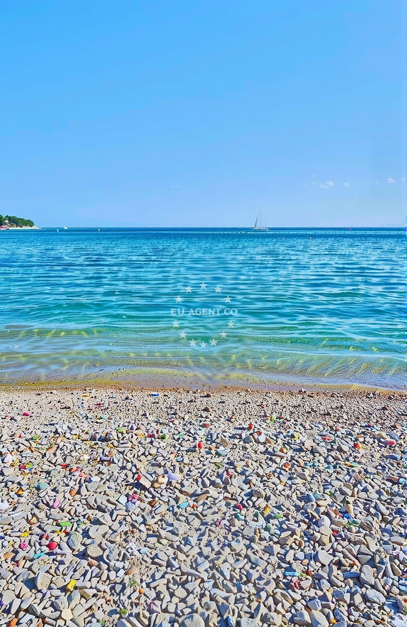 Beach facilities and surroundings at Viškovići: beaches and coves (1) in Viškovići