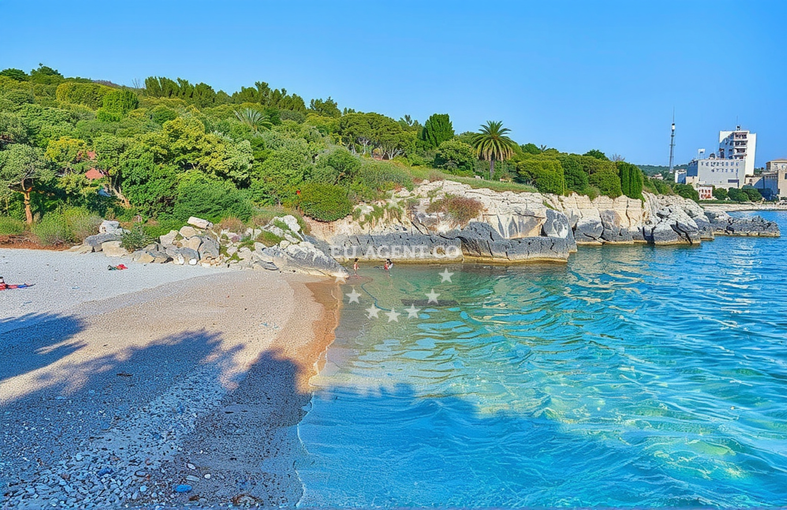 Additional view of Viškovići: beaches and coves (1) in Viškovići