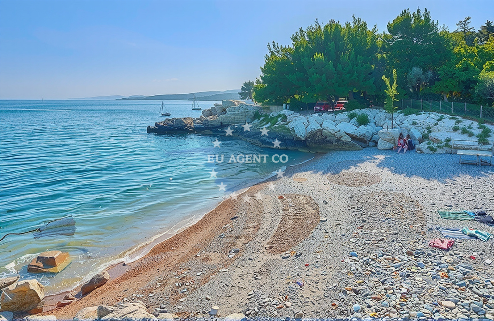 Additional view of Viškovići: beaches and coves (1) in Viškovići