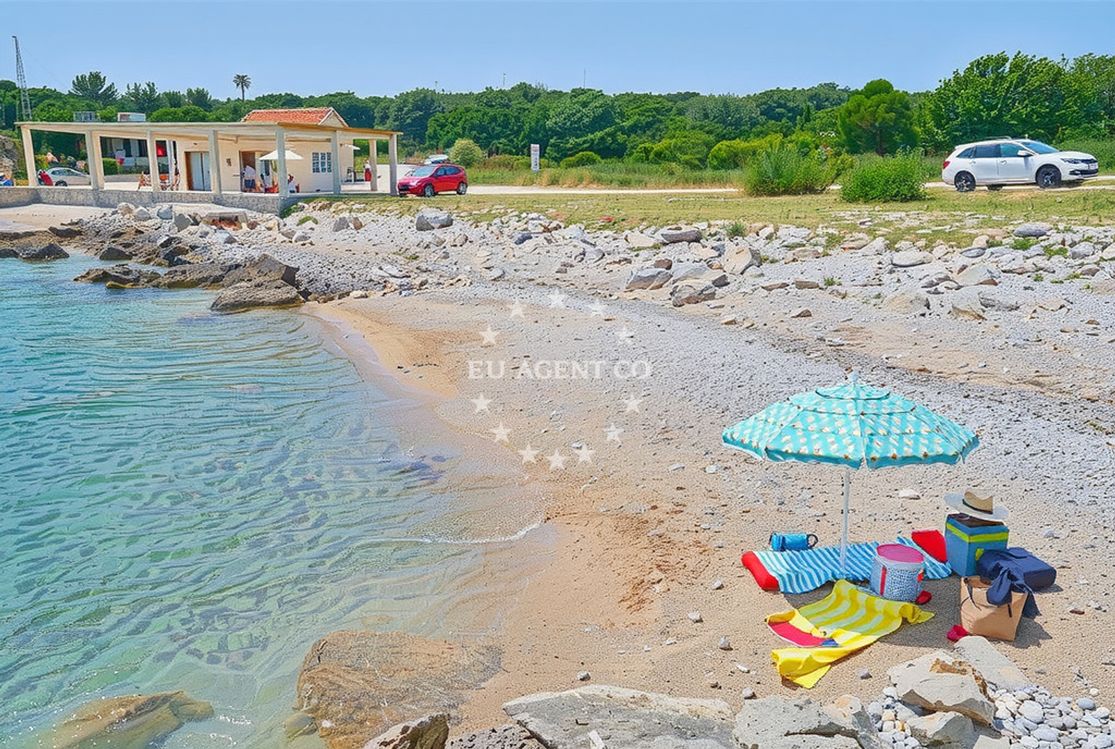 Beach facilities and surroundings at Vitaljina: beaches and coves (2) in Vitaljina