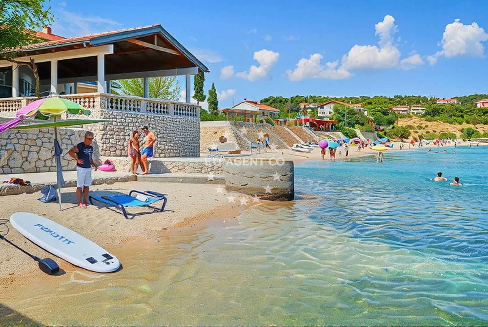 Additional view of Vlasici beach in Put Magazina 14, Vlašići