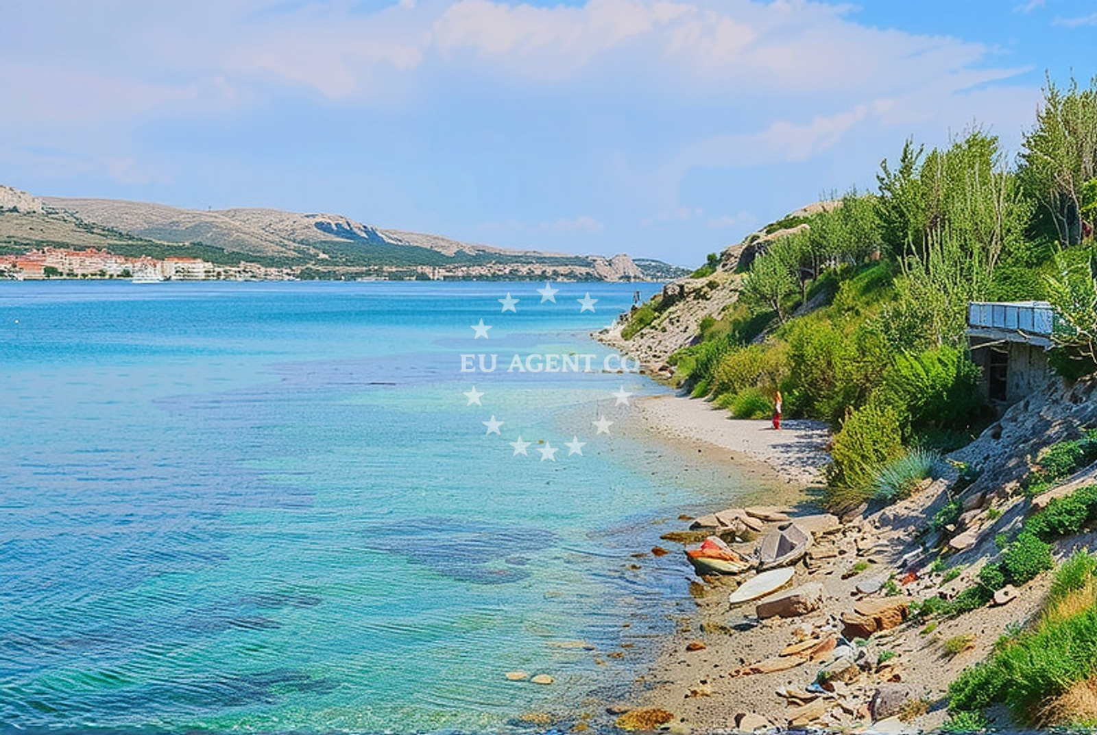 Sea and coastal view of Vodice 1, Pag (Pag) in Vodice 1