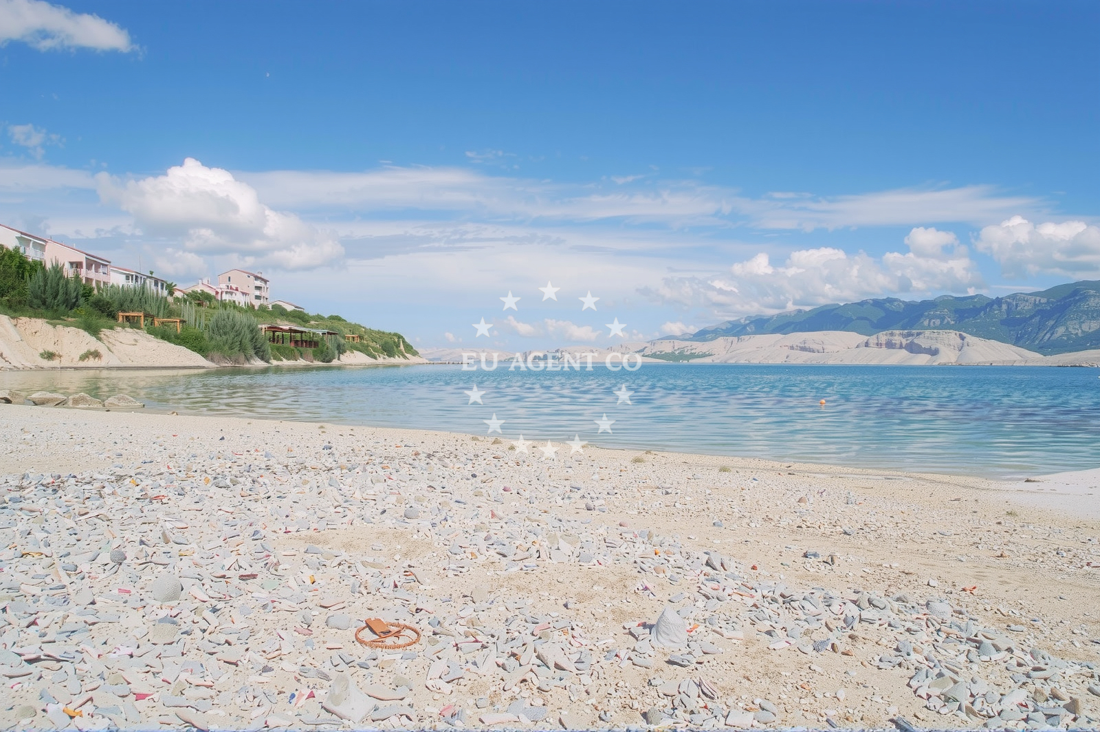 Shoreline and swimming area at Vodice beach in Ulica Hanibala Lucića 16, Pag