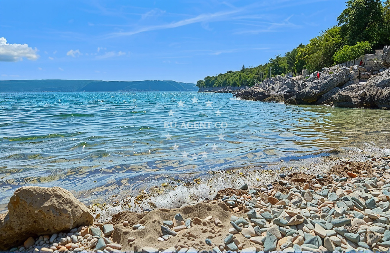 Sea and coastal view of Vodice III in Stara Gavza 149, Cres