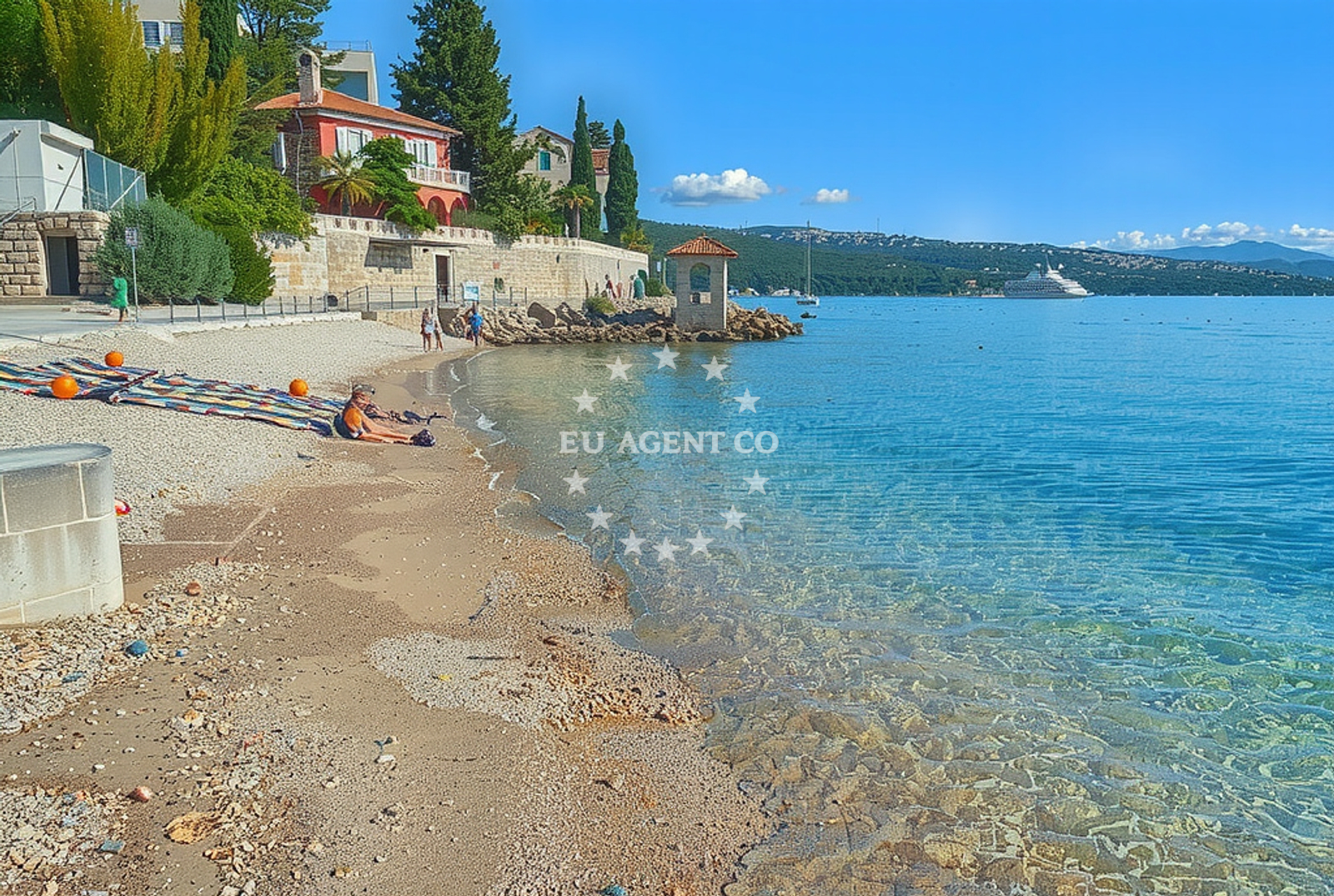 Additional view of Volosko beach in Ul. Stubište Škrbići 8, Opatija