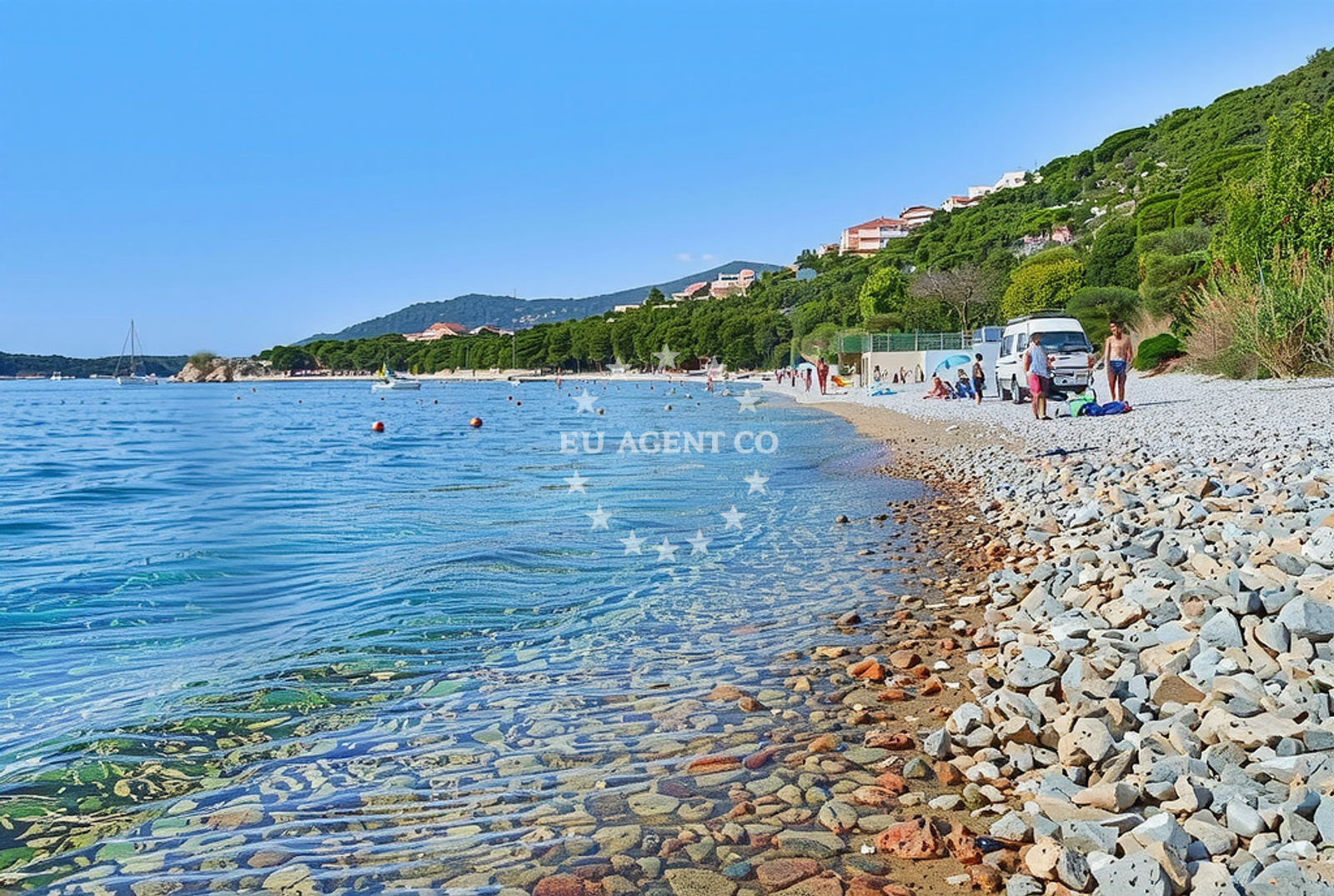 Overview of Vrana (Cres): beaches and coves in Vrana (Cres)